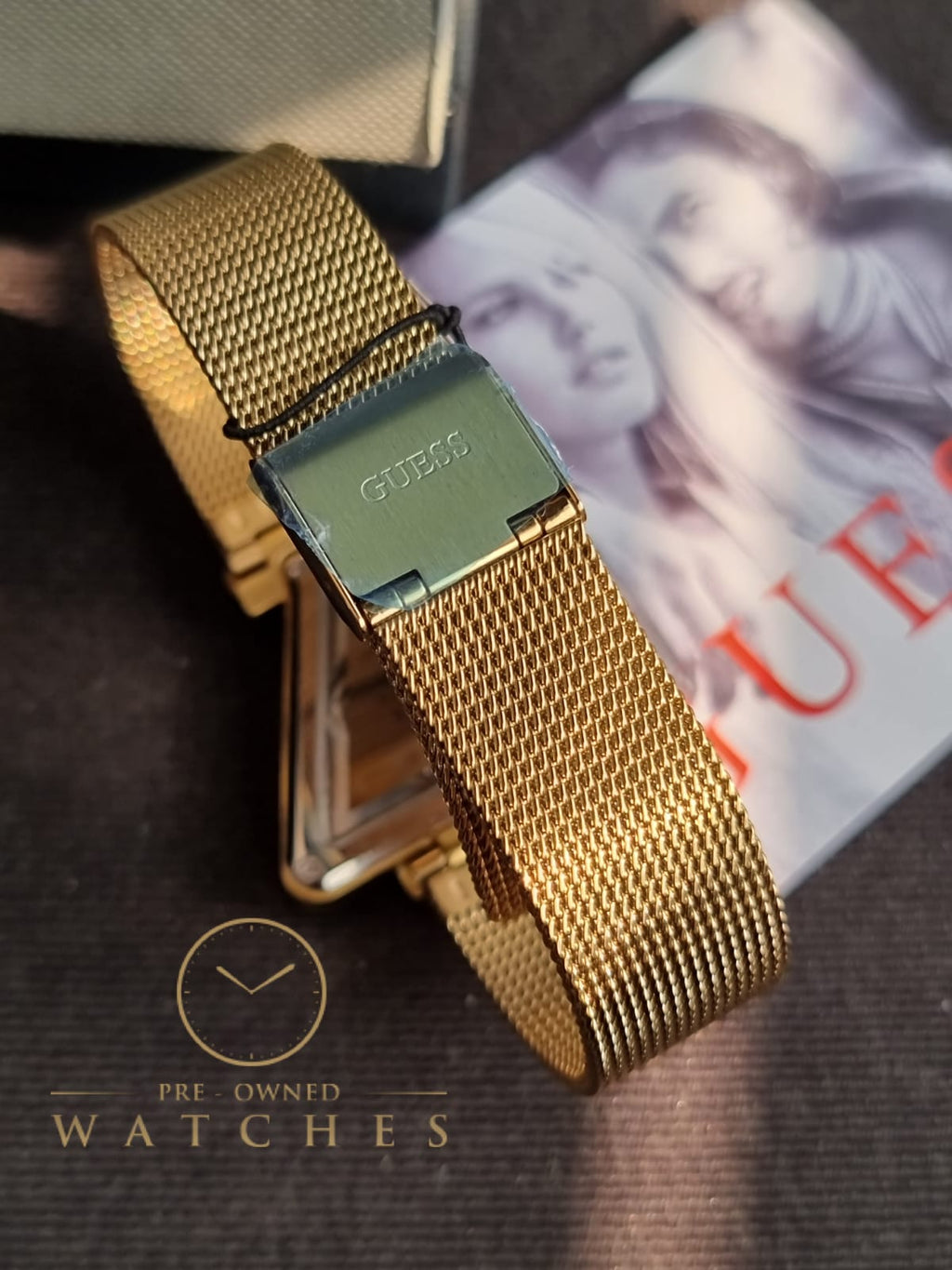 Guess Women’s Quartz Gold Stainless Steel Gold Dial 34mm Watch GW0508L2