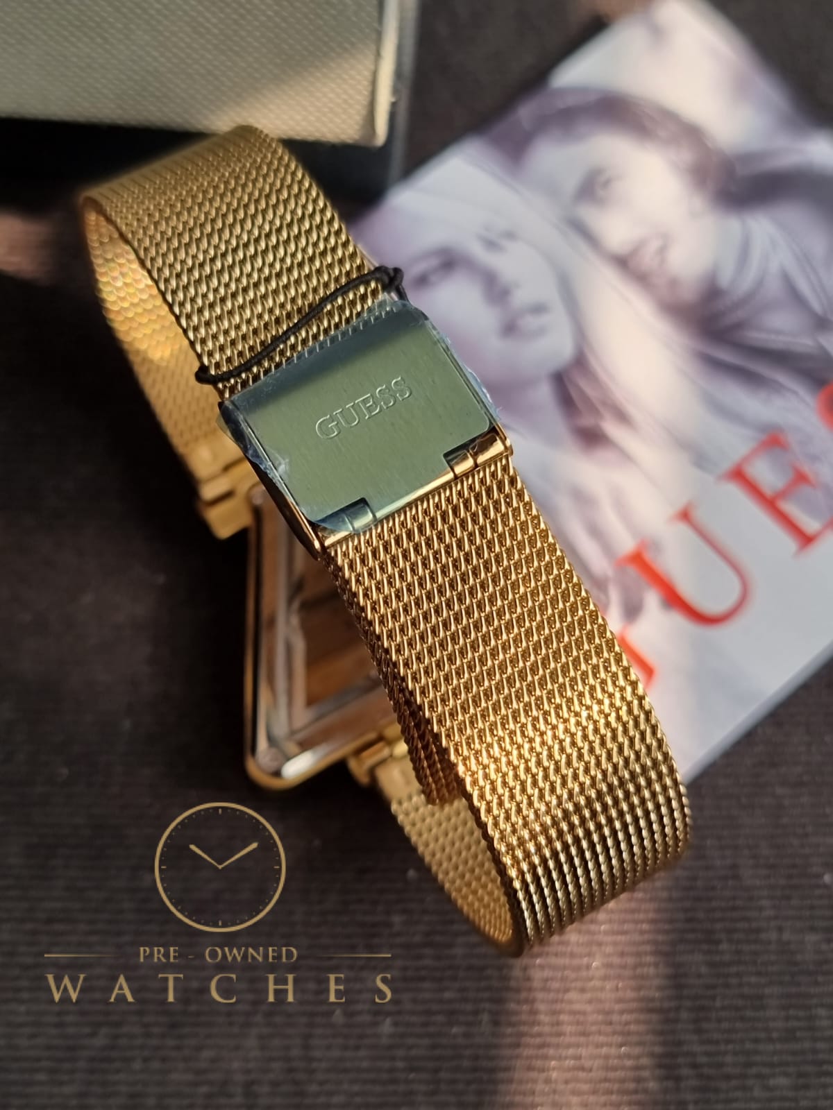 Guess Women’s Quartz Gold Stainless Steel Gold Dial 34mm Watch GW0508L2