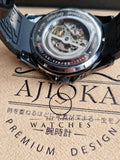 Ajioka Gents Watch Skeleton Dial Automatic Watch
