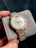 Michael Kors Women’s Quartz Gold Stainless Steel Gold Dial 33mm Watch MK6547