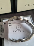 Gucci Swiss Quartz Stainless Steel Dress Silver-Toned Men's Watch(Model: YA126267)
