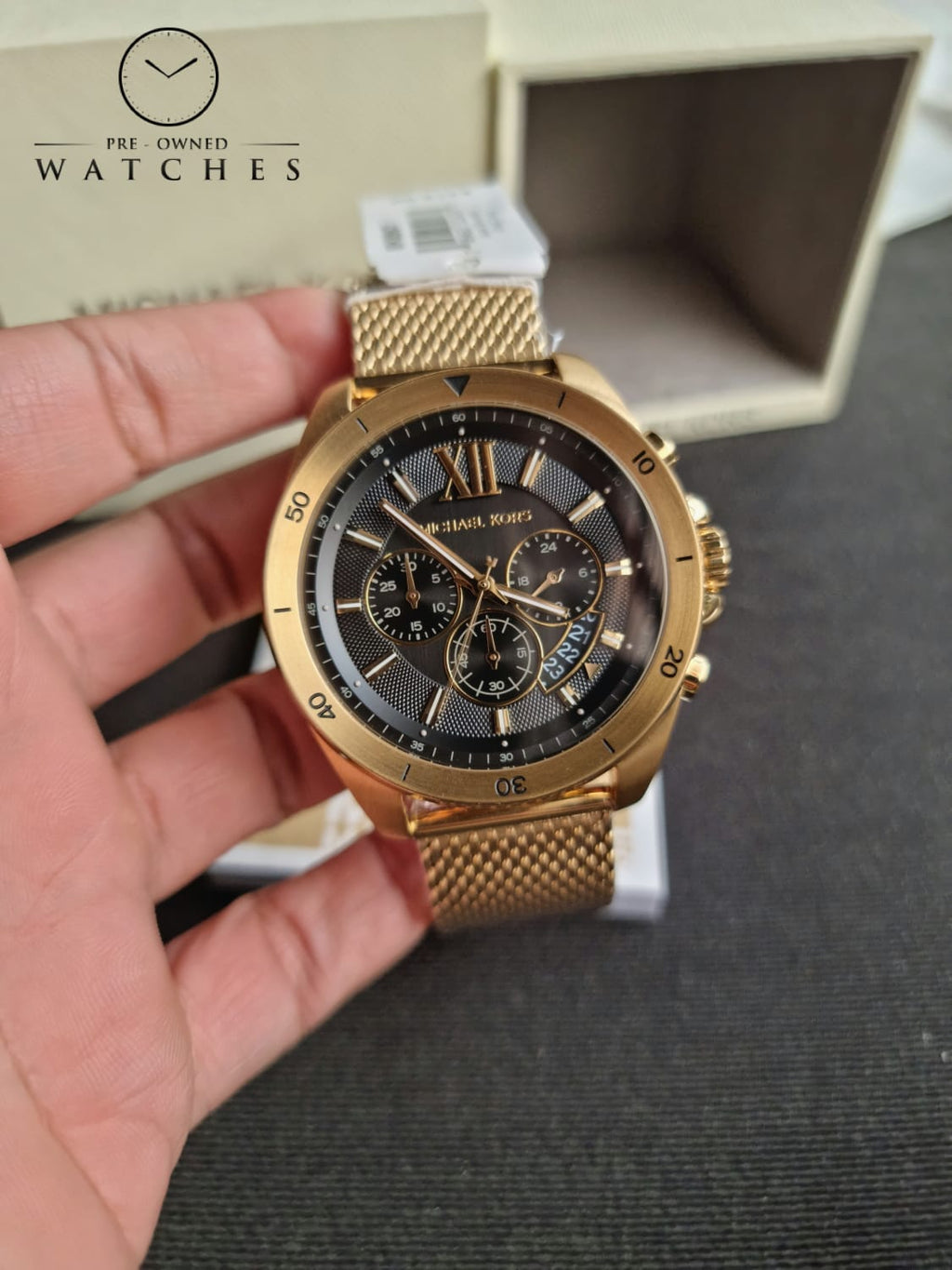 MICHAEL KORS Brecken Chronograph Quartz Black Dial Men's Watch MK8867