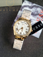 GUESS Analog White Dial Women's Watch-GW0308L2