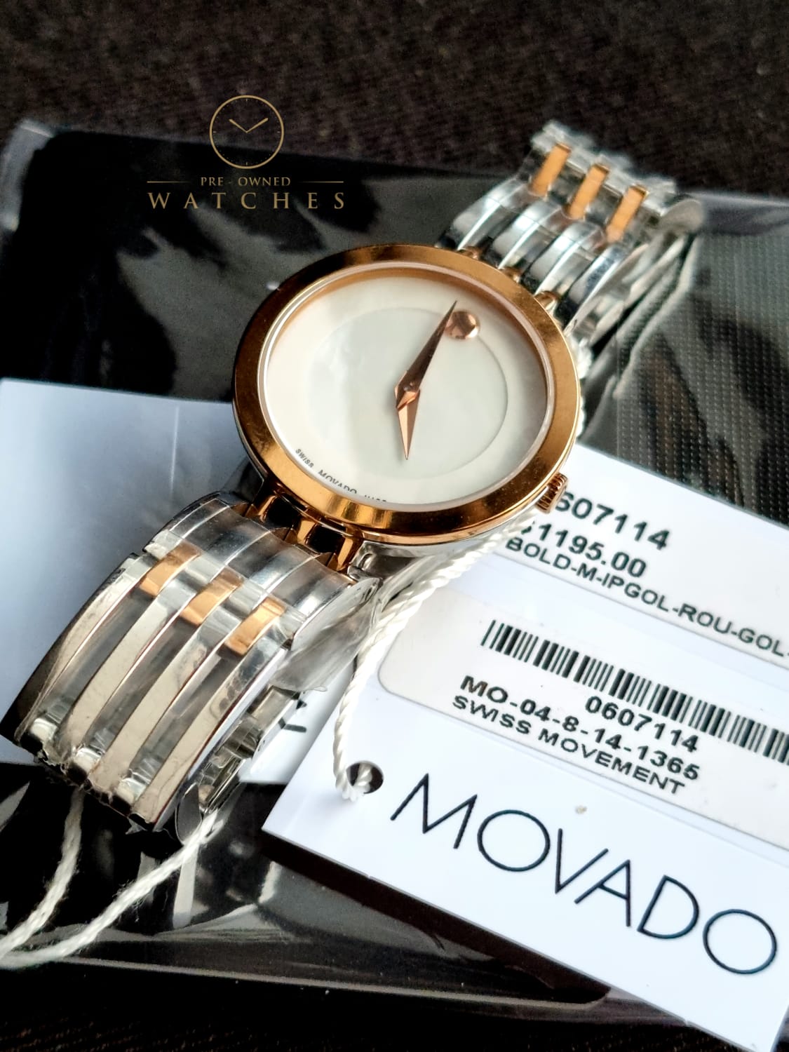 Movado esperanza discount mother of pearl