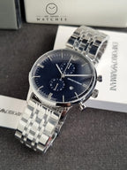 Emporio Armani Men’s Chronograph Stainless Steel 43mm Watch AR80013
