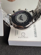 Emporio Armani Men’s Chronograph Stainless Steel 43mm Watch AR80013