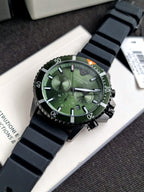 Emporio Armani Diver Analog Green Dial Men's Watch-AR11463