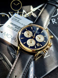 Movado Heritage Chronograph Navy Blue Dial Men's Watch 3650006