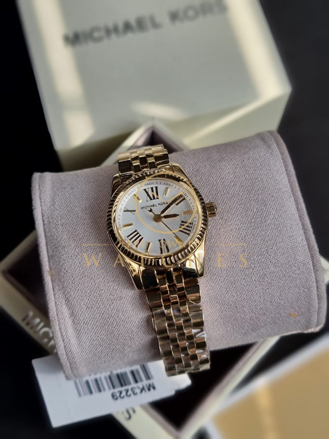 Michael Kors Women's MK3229 - Petite Lexington Gold Watch Main Image