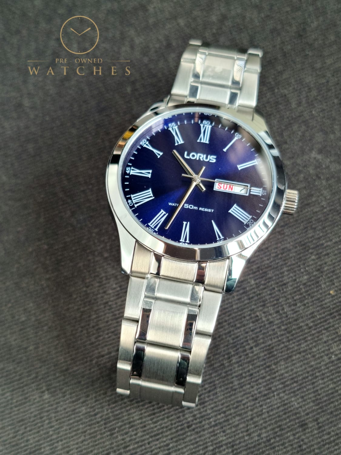 Lorus Sub Brand OF Seiko Gents Watch Blue dial 40mm Dial Size