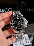 Movado Men’s Quartz Swiss Made Stainless Steel Black Dial 42mm Watch 2600142