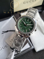 Gucci YA142313 Men's Green Dial Quartz Watch
