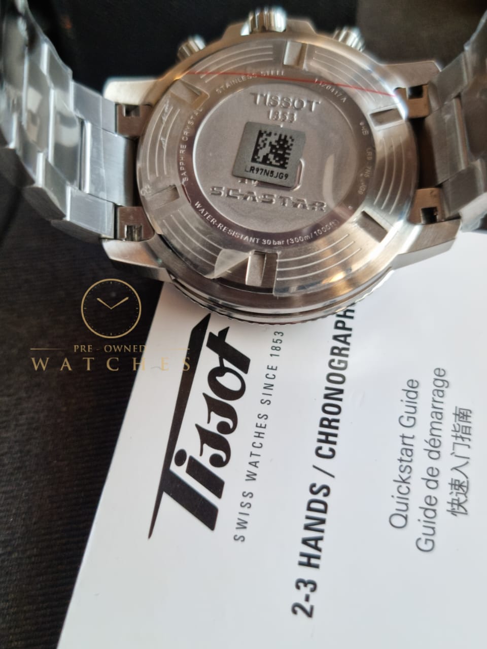 TISSOT Men’s Quartz Swiss Made Stainless Steel Green Gradient Dial 45mm Watch T120.417.11.091.01