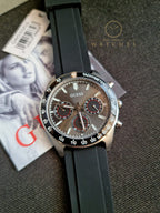 Guess Men’s Quartz Black Silicone Strap Black Dial 42mm Watch GW0332G1