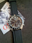 Guess Men’s Quartz Black Silicone Strap Black Dial 42mm Watch GW0332G1