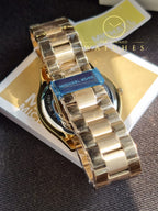 Michael Kors Ladies Slim Runway Gold-Tone Watch - MK4561
