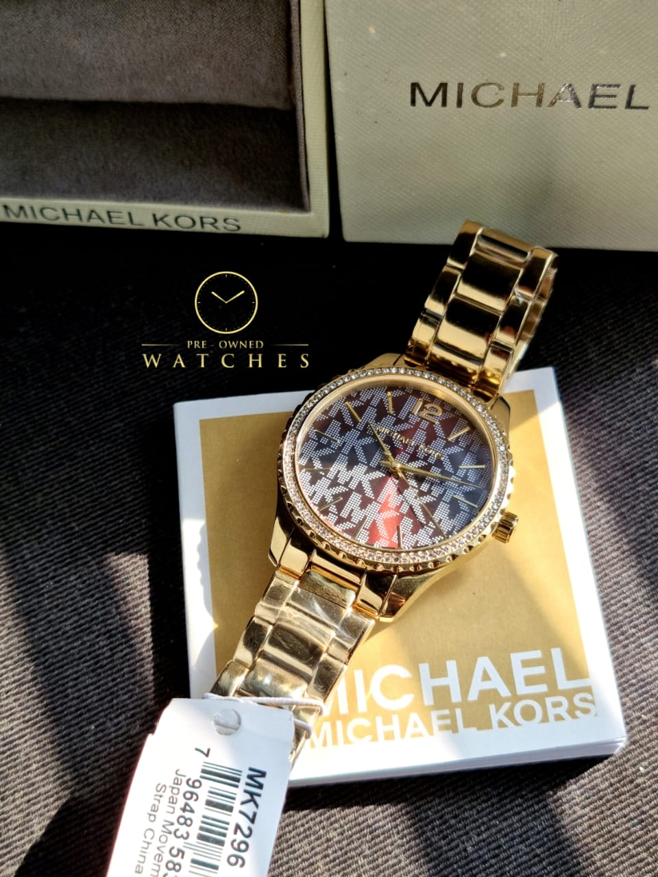 Michael Kors Layton Analog Brown Dial Women's Watch-MK7296