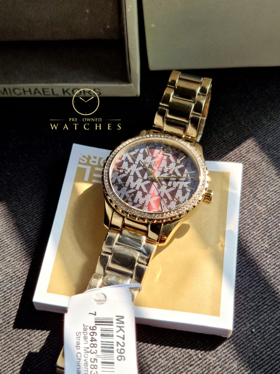 Michael Kors Layton Analog Brown Dial Women's Watch-MK7296