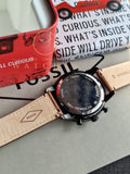 FOSSIL Townsman Chronograph Brown Satin Dial Men's Watch FS5437