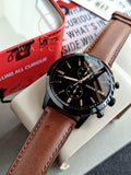 FOSSIL Townsman Chronograph Brown Satin Dial Men's Watch FS5437