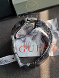 Guess Men’s Quartz Grey Stainless Steel Black Dial 42mm Watch GW0572G5