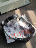 Guess Men’s Quartz Grey Stainless Steel Black Dial 42mm Watch GW0572G5