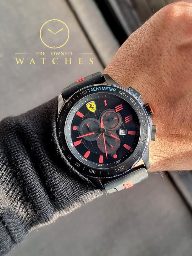 Ferrari Scuderia XX Analog Black Dial Men's Watch-830138 Main Image