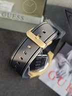 Guess Men’s Quartz Black Silicone Strap Green Dial 42mm Watch GW0571G3