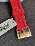 Fossil Men’s Quartz Red Silicone Strap Grey Dial 45mm Watch BQ2499