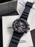 Emporio Armani Men's Dive-Inspired Sports Watch with Stainless Steel, Ceramic, or Silicone Band