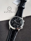Emporio Armani Men’s Quartz Black Leather Strap Black Dial 42mm Watch AR11530