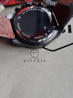 Fossil 44 mm Bronson Chronograph Leather Watch - FS5856