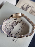 Swiss Rare Engraved Gold Check Dial 26mm Women Wrist Watch The City BU9234