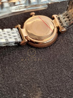 Emporio Armani Women’s Analog Stainless Steel Pink Dial 28mm Watch AR11223