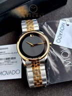 Movado Men’s Swiss Made Quartz Black Dial 40mm Watch 0606899