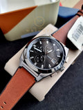 Fossil Men's Everett Stainless Steel Dress Quartz Chronograph Watch FS5799