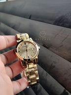 BURBERRY Light Champagne Dial Light Gold-tone Ladies Watch BU9134