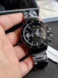 Emporio Armani Men’s Quartz Stainless Steel Black Dial 43mm Watch AR11363
