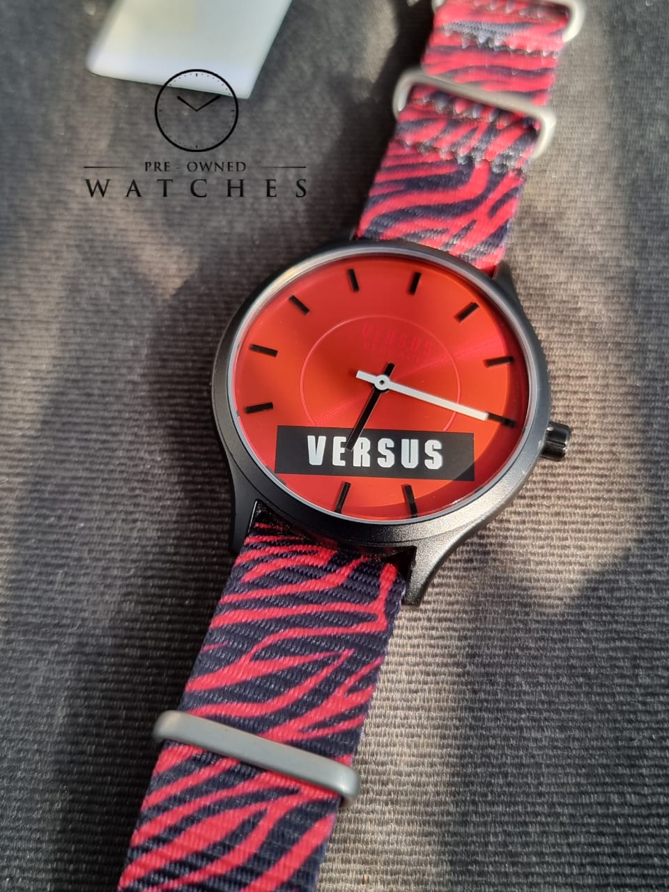 Versus Versace Red Dial 40mm Watch