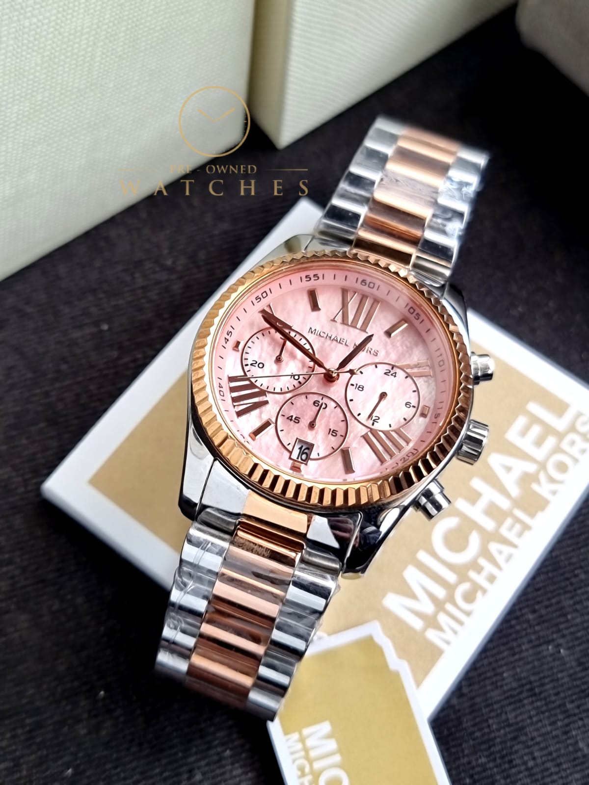 Kors Lexington Michael Kors Uhr Silber Rosegold Kors Lexington