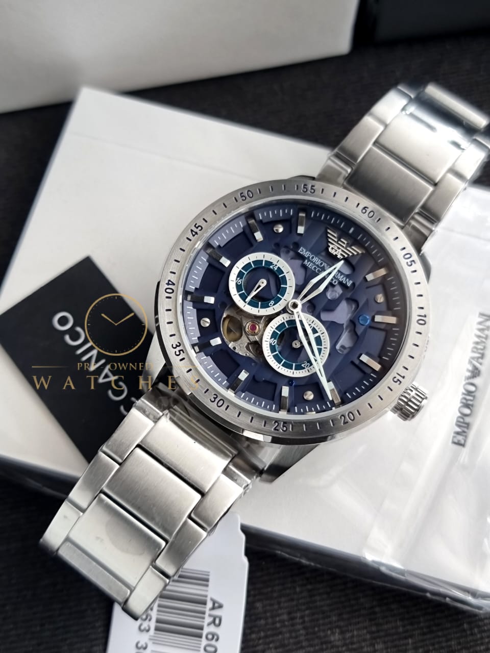 Emporio Armani Emporio Armani Automatic Stainless Steel Watch (Model: AR60052) (Model: AR60052)