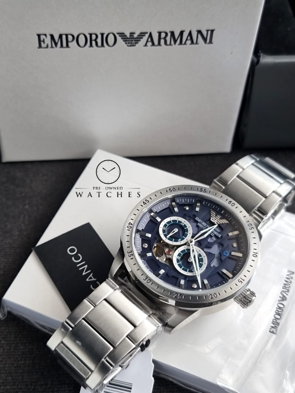 Emporio Armani Emporio Armani Automatic Stainless Steel Watch (Model: AR60052) (Model: AR60052)