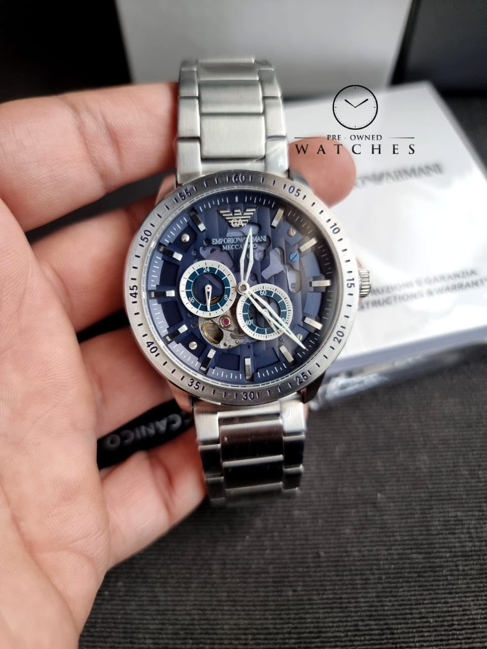 Emporio Armani Emporio Armani Automatic Stainless Steel Watch (Model: AR60052) (Model: AR60052)