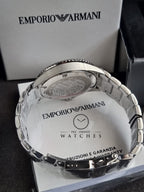 Emporio Armani Blue Dial Stainless Steel Quartz AR11339 Men’s Watch