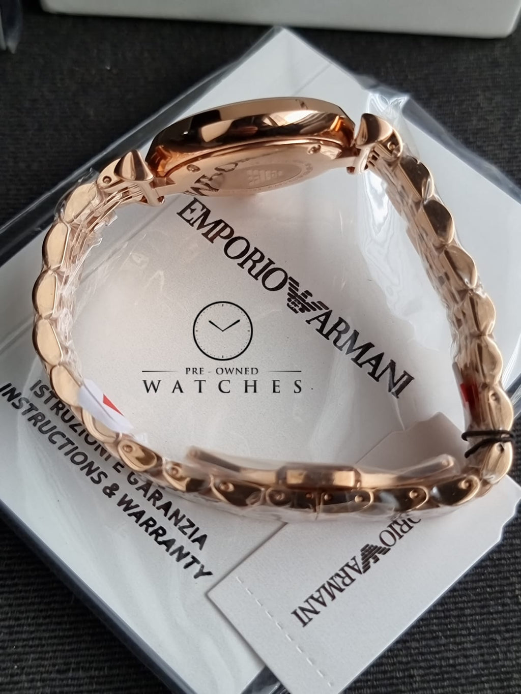 EMPORIO ARMANI Classic Mother of Pearl Dial Ladies Watch AR1909