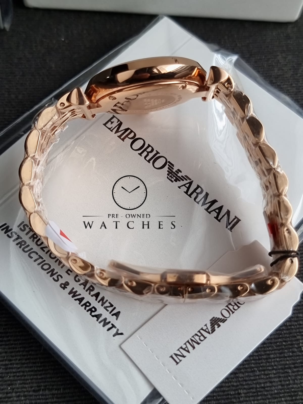 EMPORIO ARMANI Classic Mother of Pearl Dial Ladies Watch AR1909