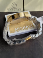 Michael Kors Men’s Quartz Two-tone Stainless Steel Black Dial 43mm Watch MK8954 (WITHOUT TAG)