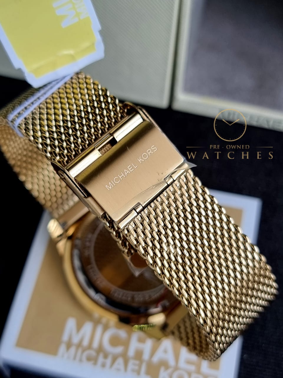 Michael Kors Men’s Quartz Gold Stainless Steel Gold Dial 43mm Watch MK9083