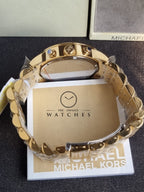 Michael Kors Men’s Quartz Gold Stainless Steel Gold Dial 43mm Watch MK8953