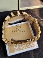 Michael Kors Men’s Quartz Gold Stainless Steel Gold Dial 43mm Watch MK8953